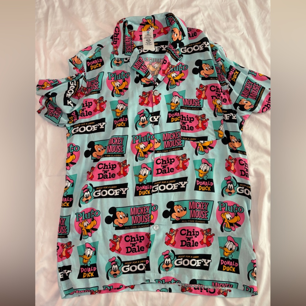 Disney Mickey and Friends Button Up